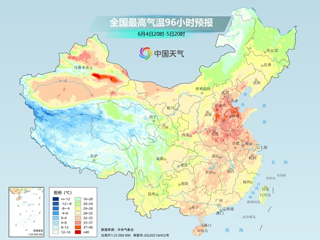 气温弹射起飞！河北、河南、(♋)山东部分地区最高气温将超过38℃